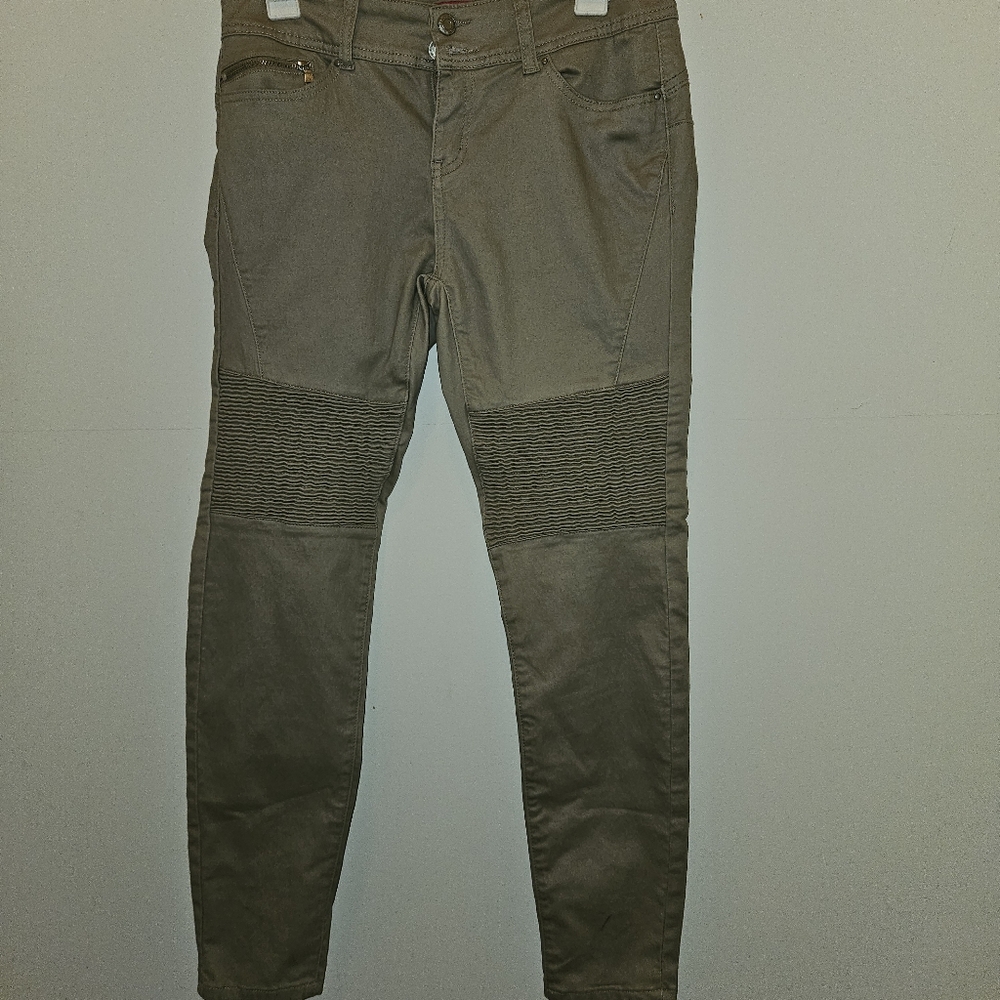 Fashion Nova (Wax Jean, Butt I LOVE YOU!) Jeans. Tan color, stretchy, Like New..